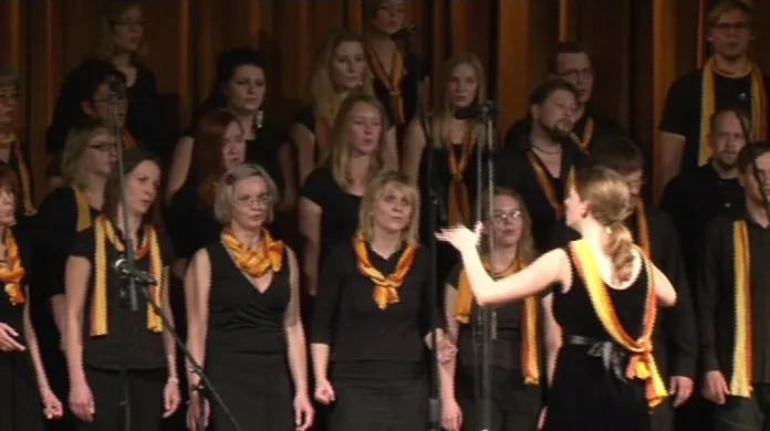 Brno Gospel Choir při závěrečném koncertu