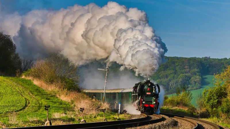 Parní lokomotiva zvaná Rosnička