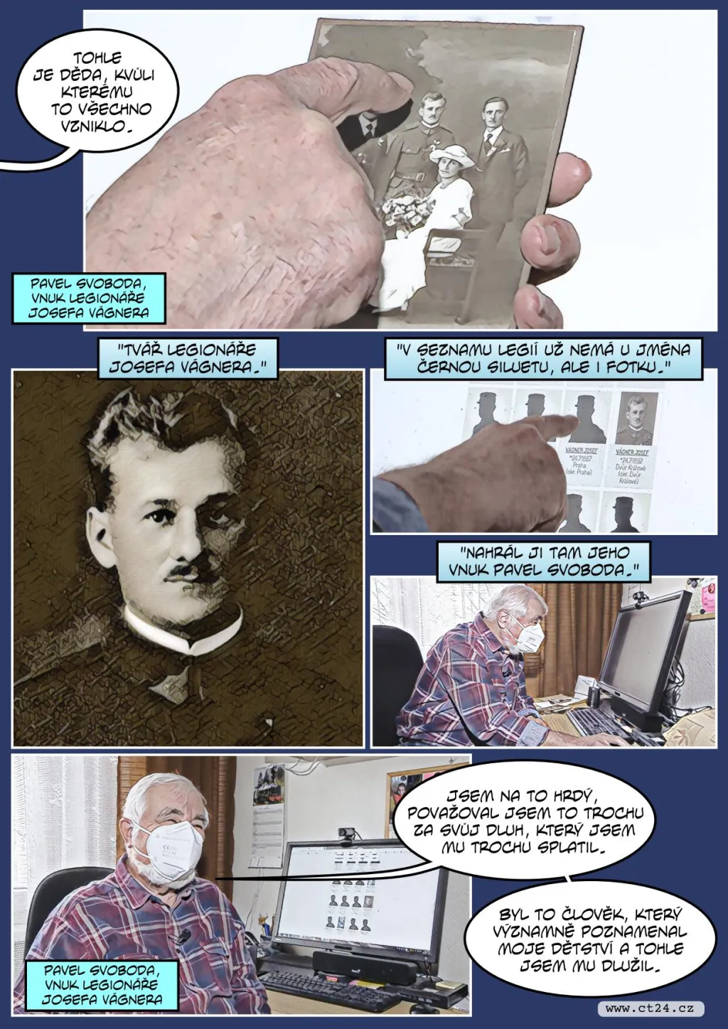 Legionáři dostávají zpět své tváře