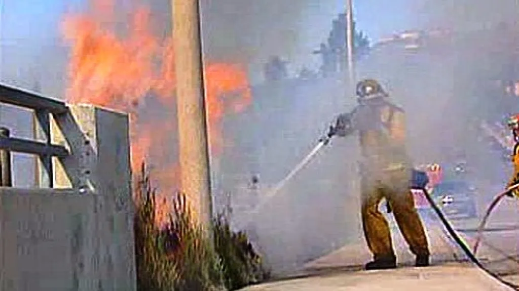 Požár v Kalifornii