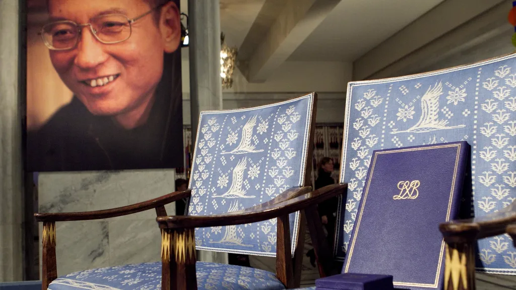 Liou Siao-po se předání Nobelovy ceny nemohl zúčastnit