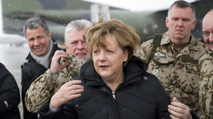 Angela Merkelová v Afghánistánu