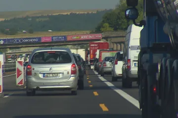 Opravená dálnice D1 u Brna znovu v problémech. Řidiči popojížděli v dlouhých kolonách