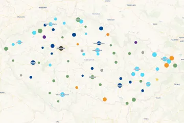 INTERAKTIVNÍ MAPA: Podívejte se, kdo usedl ve vedení desítek největších měst