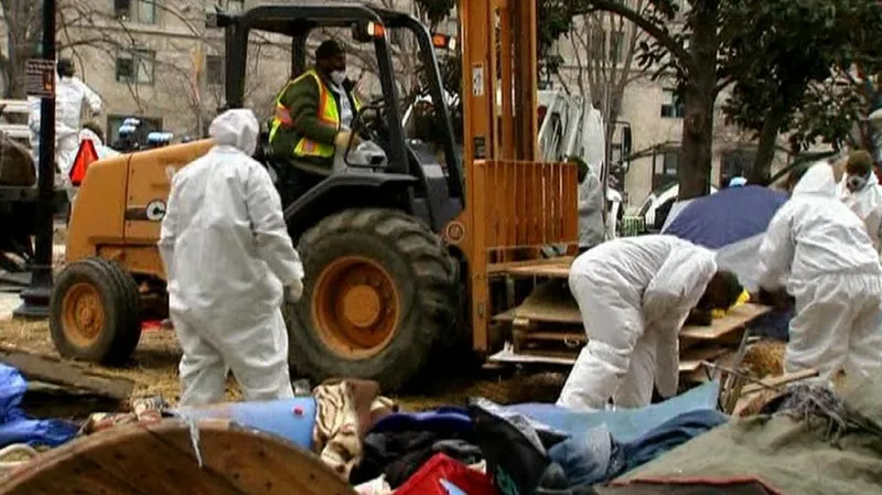 Vyklízení tábora ve Washingtonu