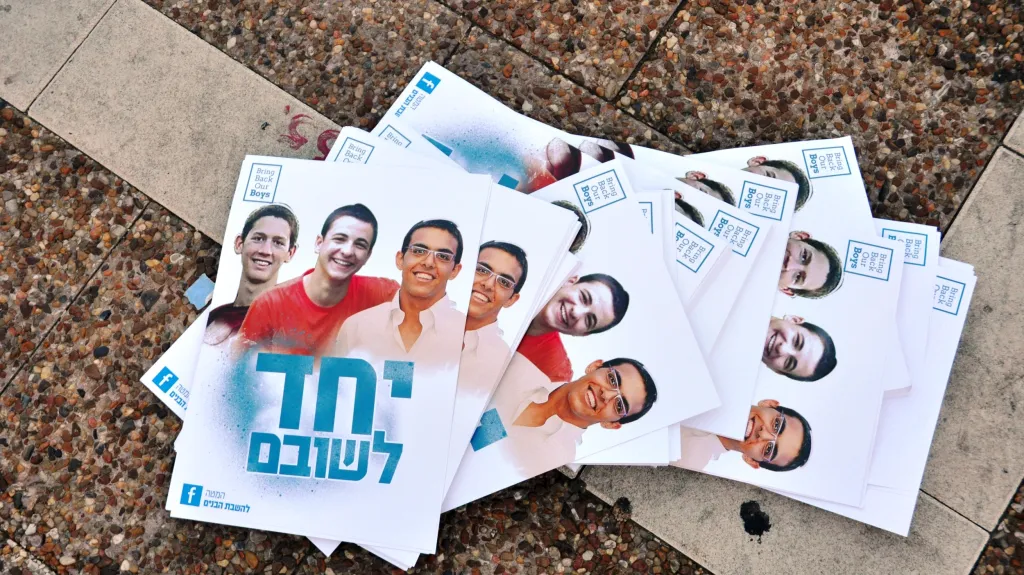 Pohřešovaní izraelští mladíci