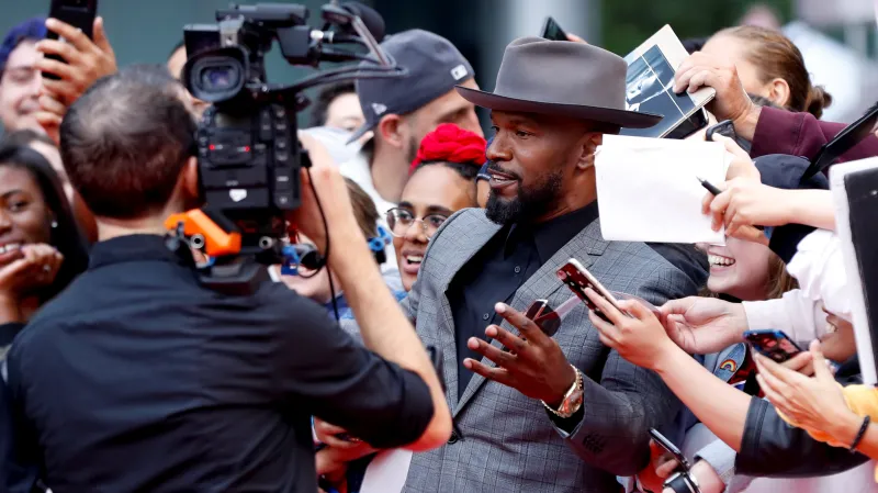 Jamie Foxx na festivalu v Torontu k uvedení filmu Just Mercy
