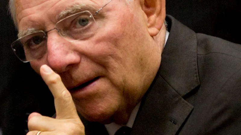 Německý ministr financí Wolfgang Schäuble