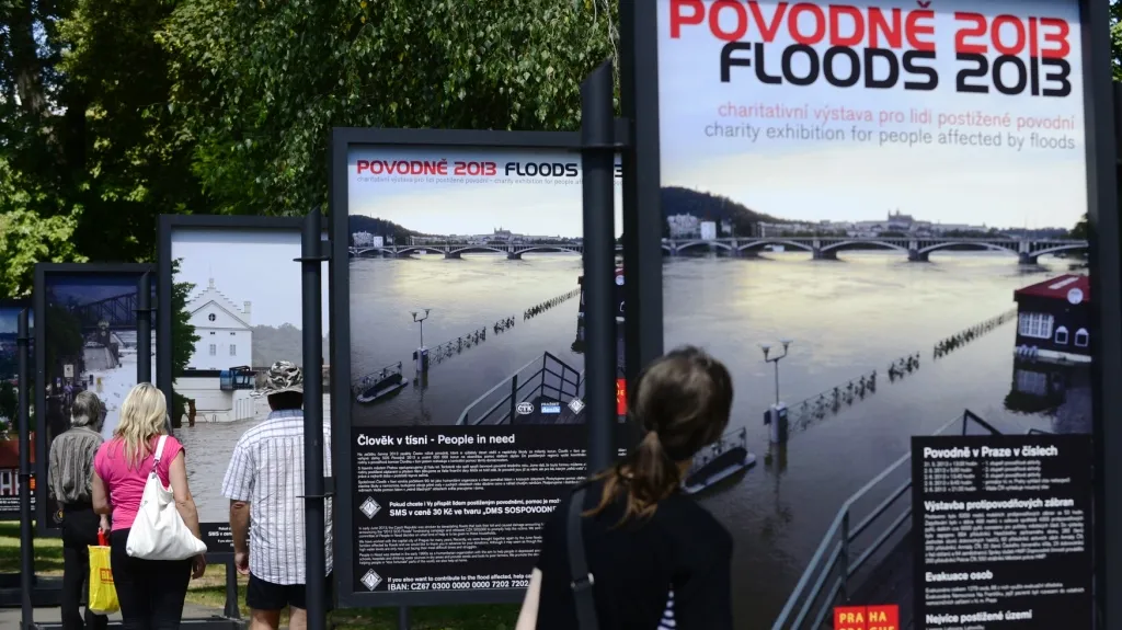 Povodňová výstava na Kampě
