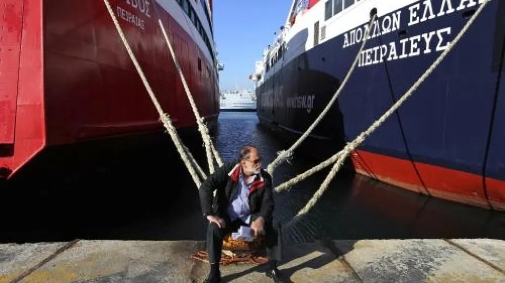Stávka ochromila řecké přístavy
