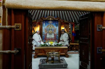Papež navštívil Mongolsko. Oslovil odtud hlavně Čínu
