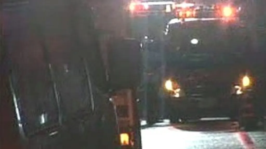 Hasiči u ohně v Ósace