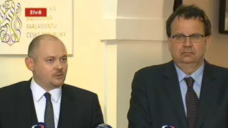 Brífink jihomoravského hejtmana Haška a ministra průmyslu Mládka