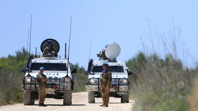 Hlídky mezinárodní mise UNIFIL