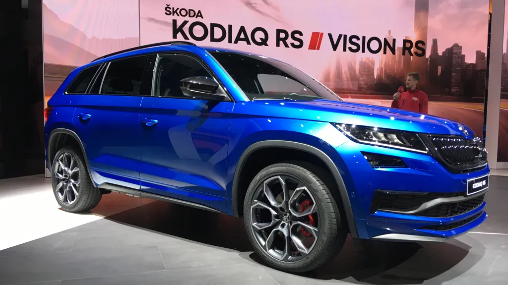 Škoda Auto představila v předvečer pařížského autosalonu SUV Kodiaq RS