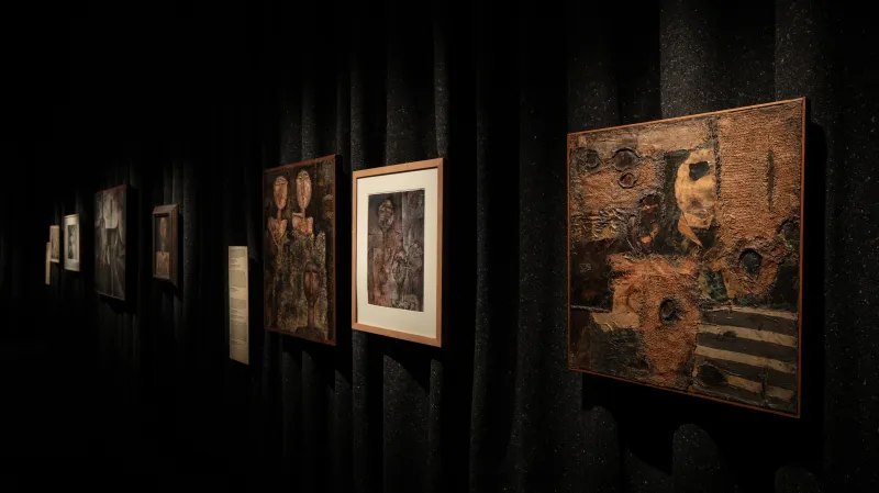 Z výstavy Alešville v Národní galerii Praha