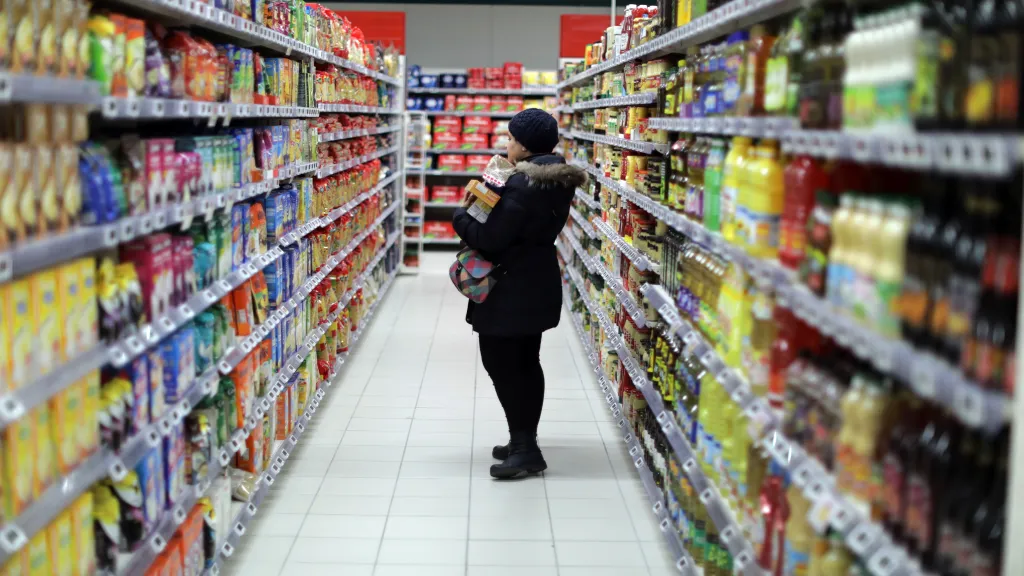 Supermarket ve francouzském Nice