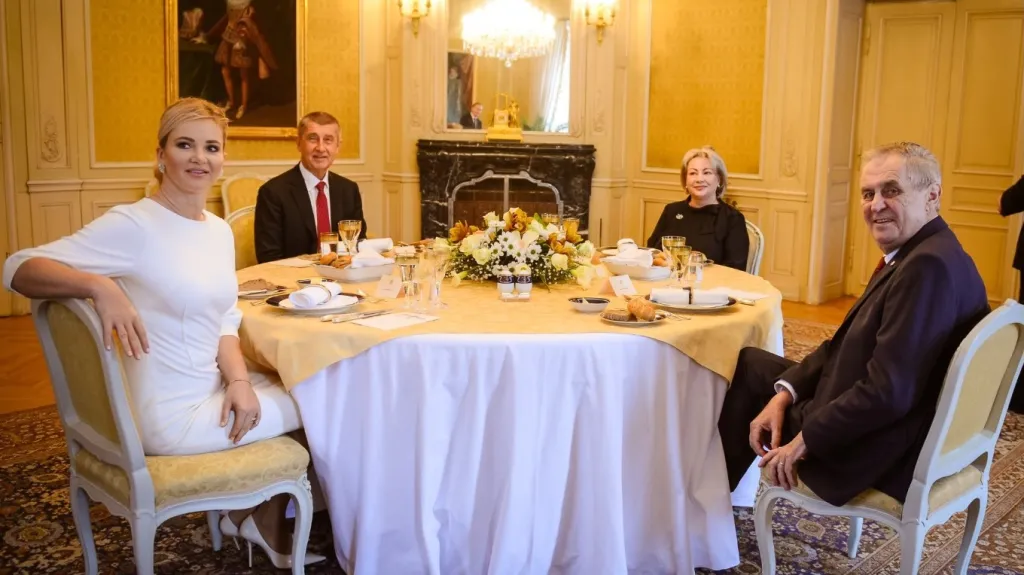 Novoroční oběd v Lánech