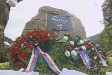 V Morávce odhalili památník výsadku Wolfram