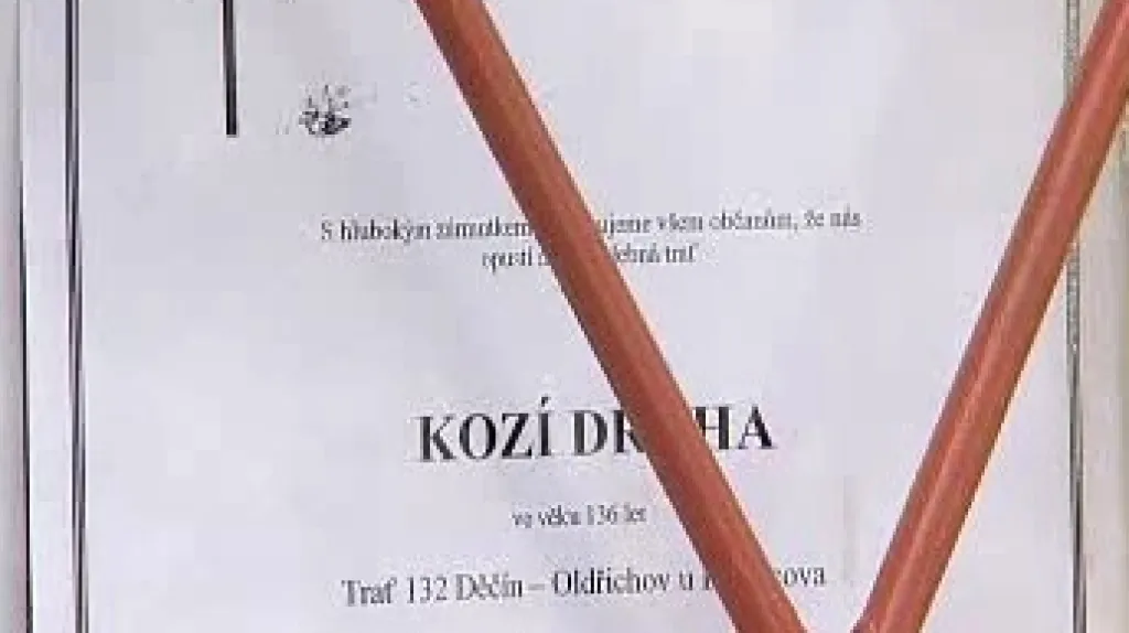 Parte zrušených tratí Českých drah