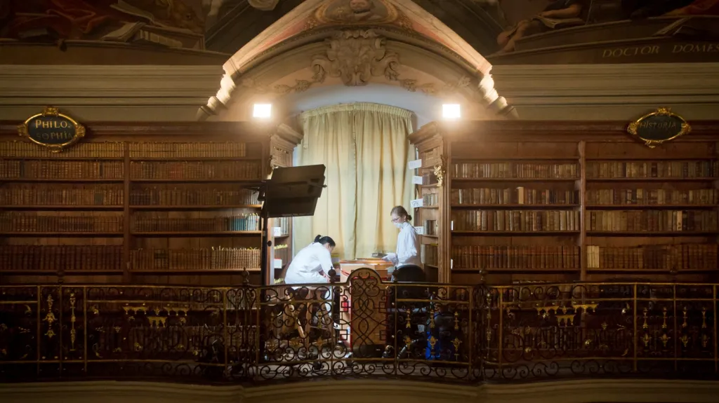 Péče o knihy v Národní knihovně