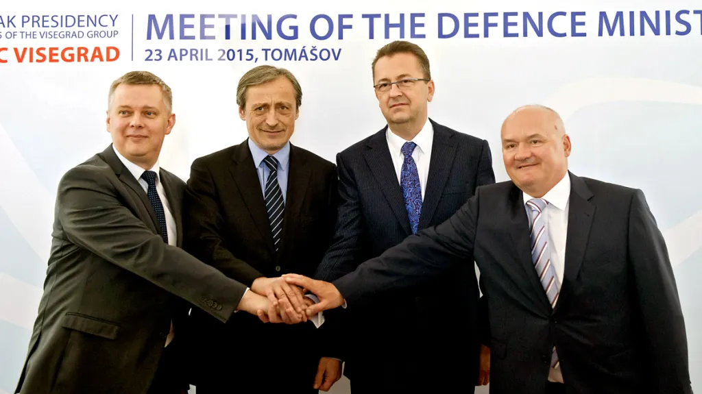 Schůzka ministrů obrany V4 ve slovenském Tomášově