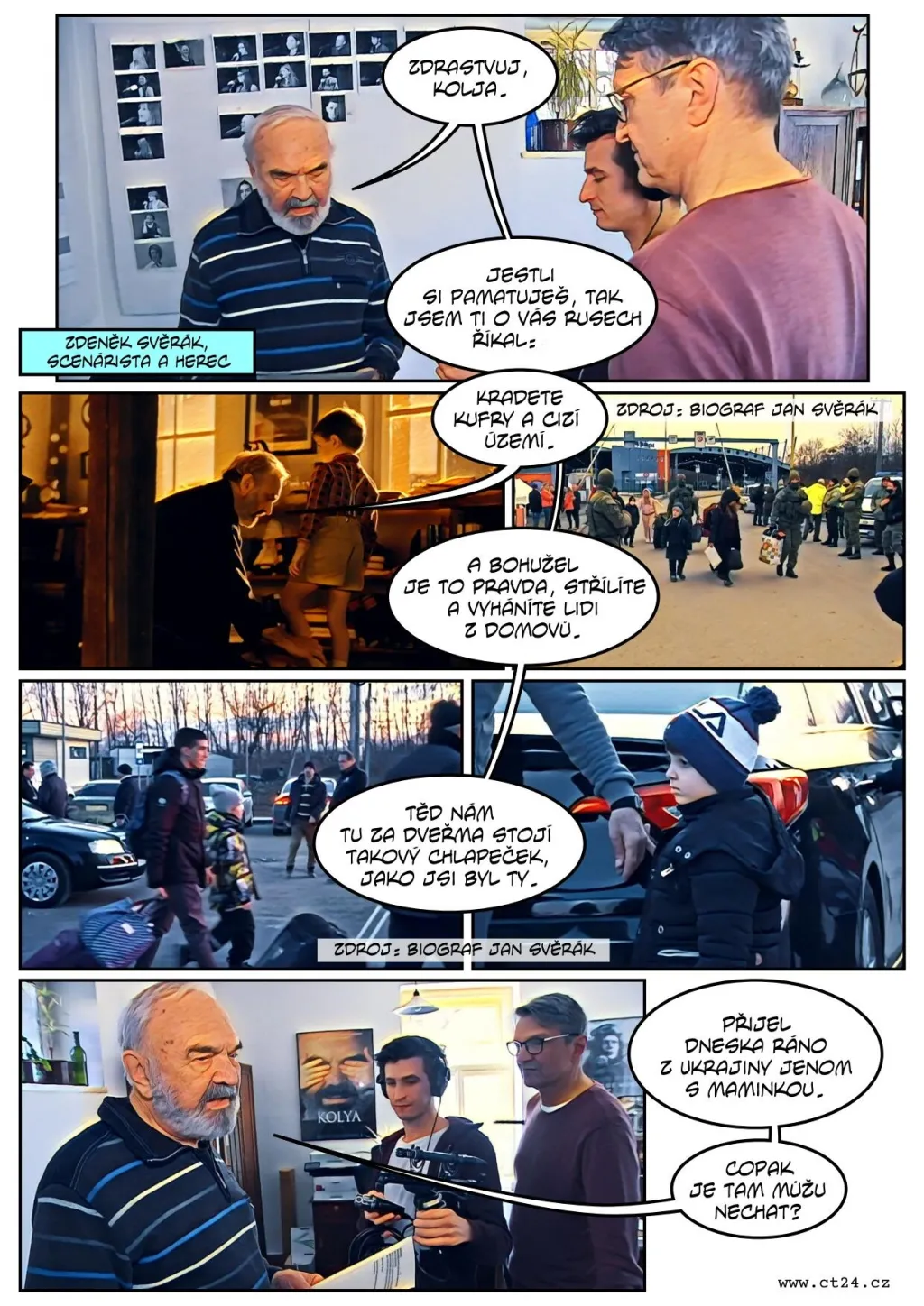 Svěrákův dopis Koljovi