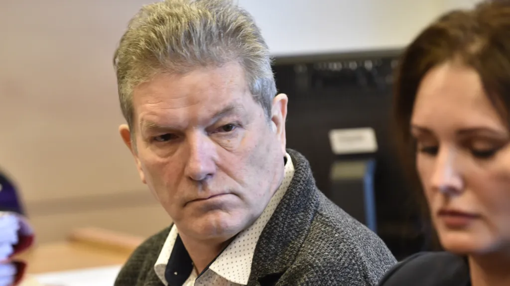 Vladimír Březina a Stanislava Březinová u soudu (březen 2019)