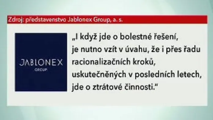 Vyjádření představenstva Jablonex Group, a.s.