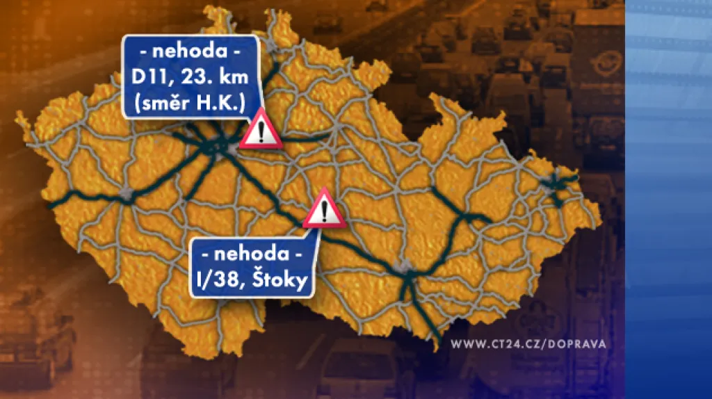 Dopravní situace ve středu 17. 9. 2008