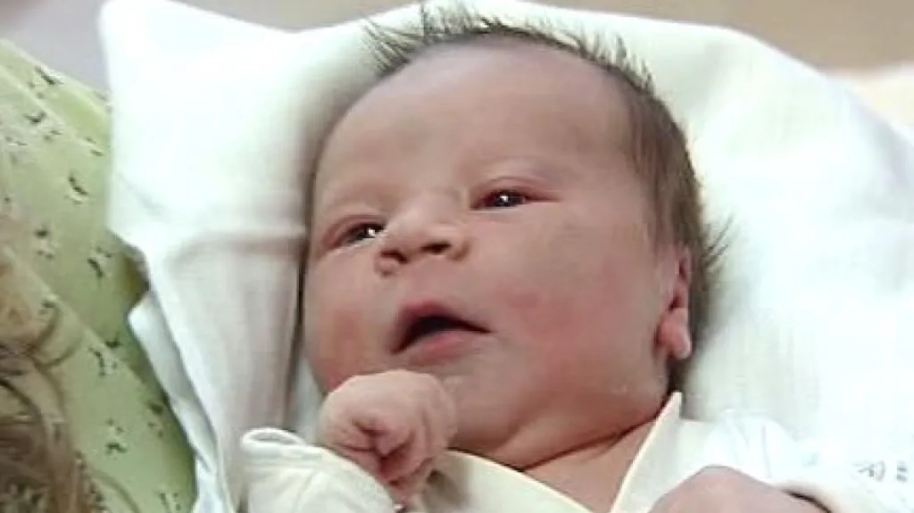 Čerstvě narozený Lukáš