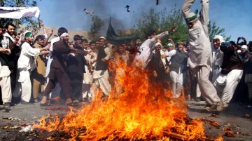 Afghánské protesty proti pálení Koránu