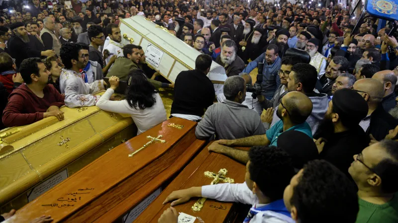 Egypťané oplakávají oběti útoků