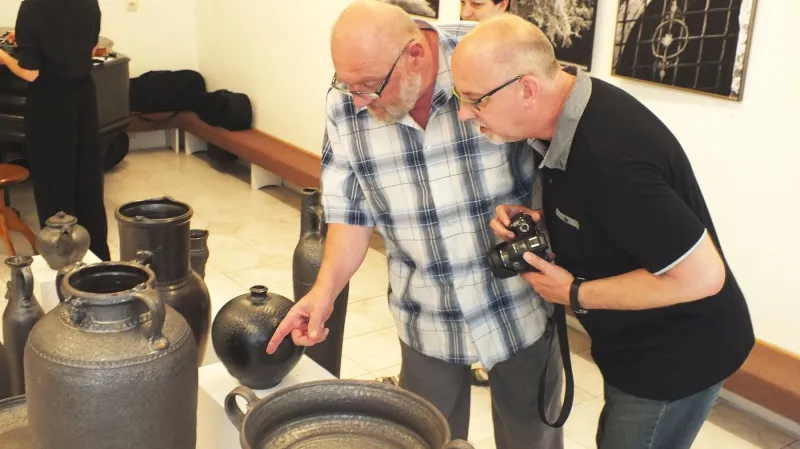 Z výstavy v Galerii Otakara Kubína v Boskovicích