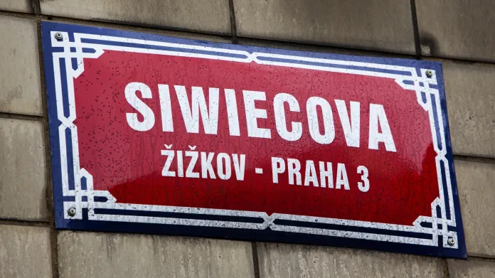 Ulice Siwiecova v Praze