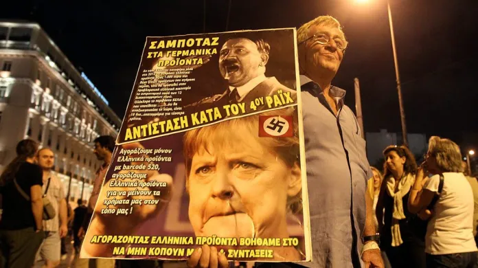 Protesty proti návštěvě Angely Merkelové
