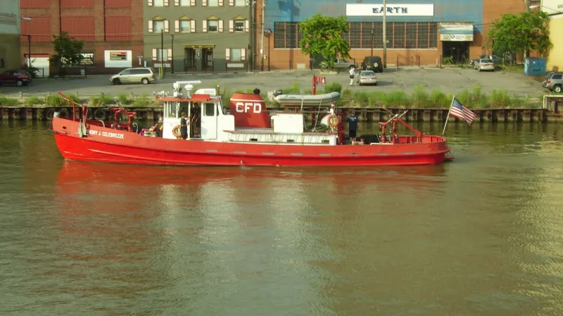 Hasičské lodě patřily na Cuyahoze k těm častějším plavidlům
