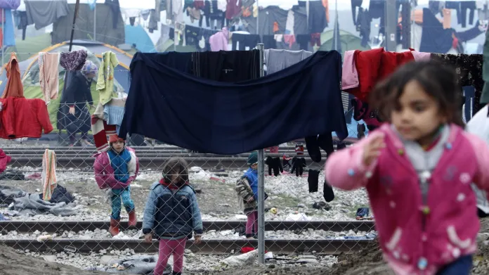 Uprchlický tábor v Idomeni