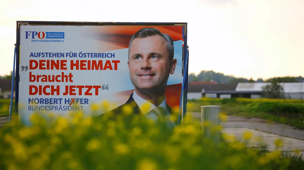 Kampaň Svobodných před prezidentskými volbami v Rakousku