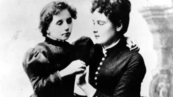 Helen Kellerová a Anne Sullivanová