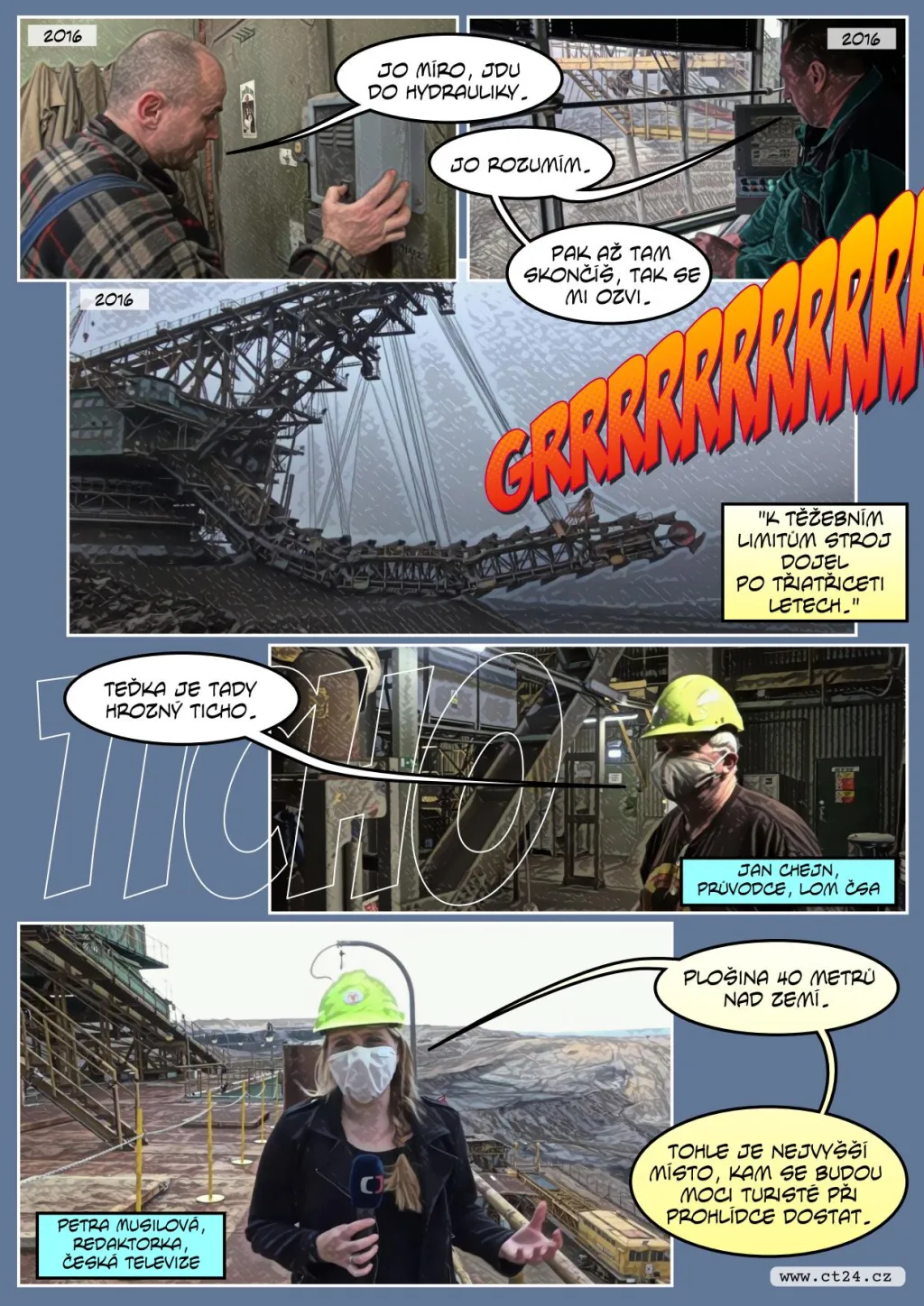 Obří rypadlo se má stát atrakcí pro turisty