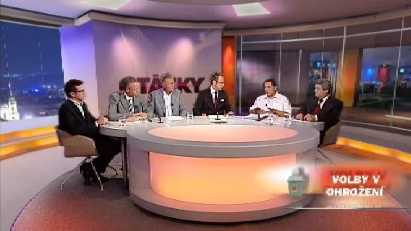 Předsedové parlamentních stran a Václav Moravec