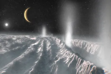 Z Enceladu tryskají do kosmu komplexní organické molekuly, ukazuje studie