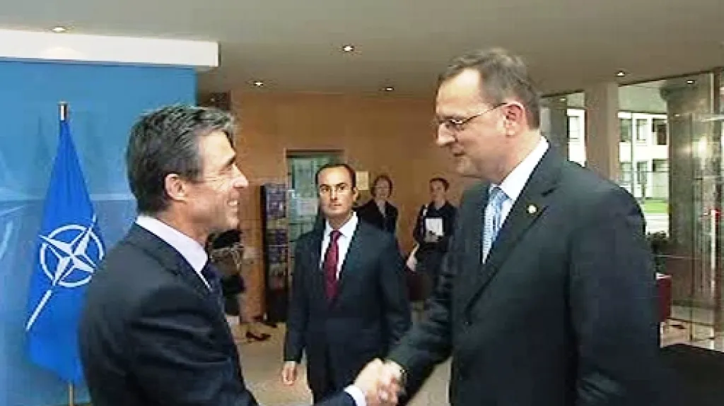 Anders Fogh Rasmussen a Petr Nečas