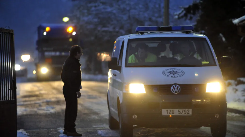 Únorový odvoz munice z Vrbětic