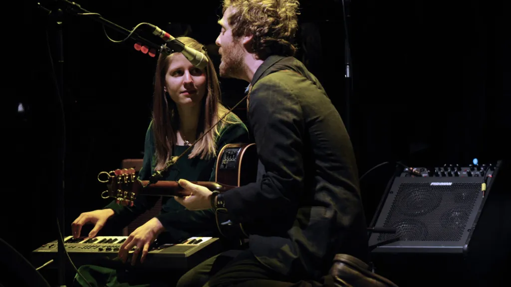 Markéra Irglová a Glen Hansard v pražské Lucerně