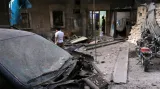Rozbombardovaná nemocnice v Aleppu