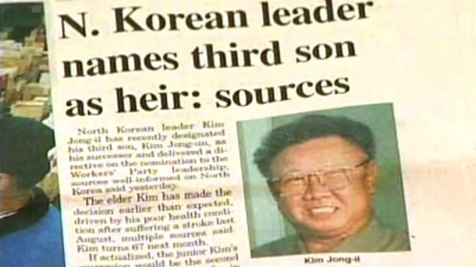 Kim Čong-il si vybral nástupce