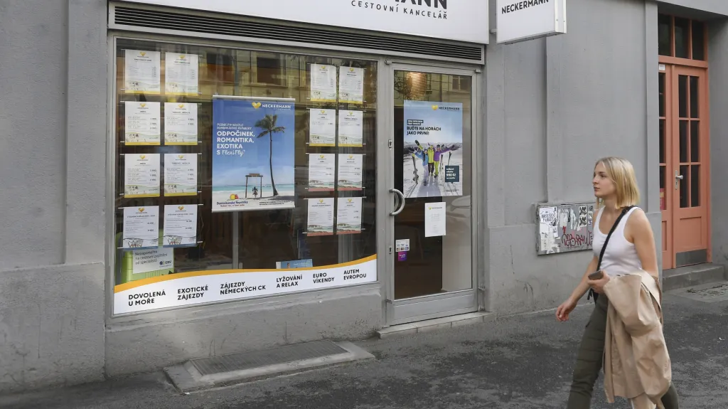 Prodejní místo CK Neckermann v Praze