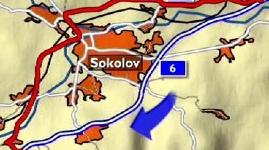 Mapka objížďky